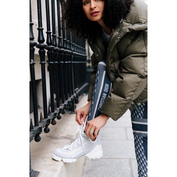 Dior D "All White" Connect Sneakers Size 37.5 - Picture 2 of 14